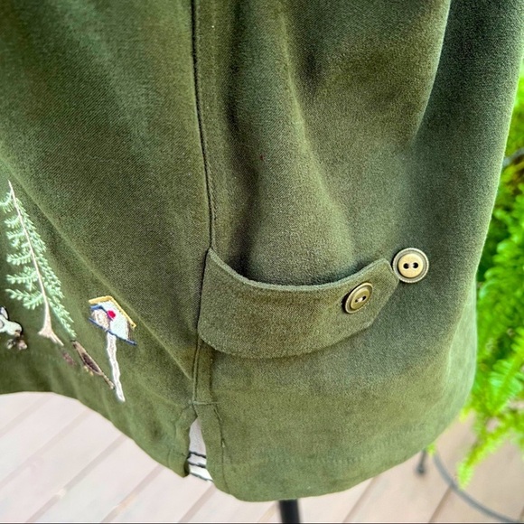 Unique Christopher & Banks Embroidered Jacket - Picture 3 of 14